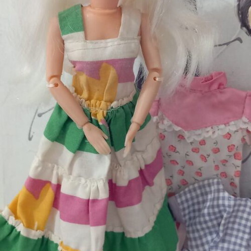 Vintage Plagonna Greek Doll Susi Style with 3 Outfits like new