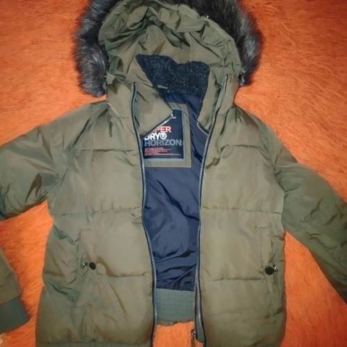 SuperDry Winter Jacket like new, khaki, women's M/L
