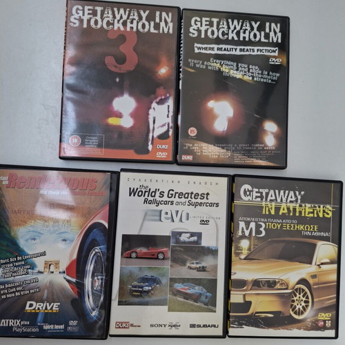 Car DVD set, 5 discs