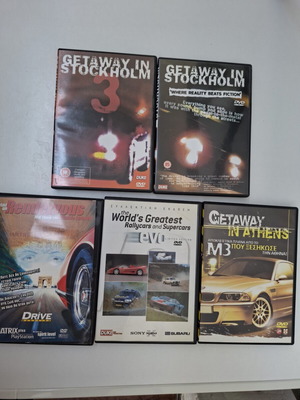 Car DVD set, 5 discs