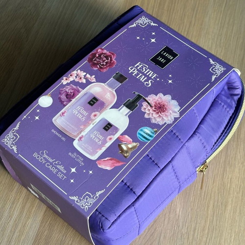 Lavish Care Festive Petals body care set new 2pcs