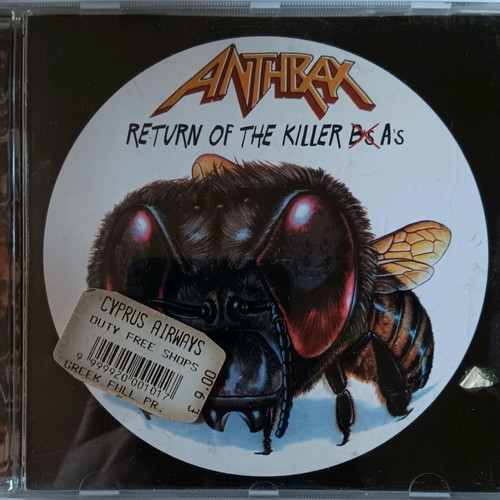Anthrax Return of the killer A's CD like new, metal