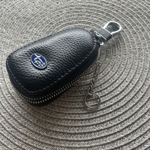 Leather Car Key Case for Subaru New