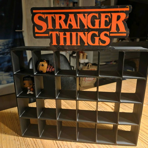 Stranger Things Display Stand 24 slots new, Kinder Joy collection shelf