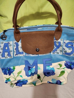 Τσάντα Χειρός Longchamp x Tracey Emin 1621 Limited Edition σαν καινούργια, πολύχρωμη