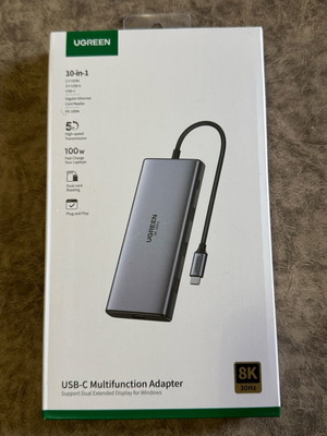 Ugreen Multi 10 in 1 USB-C Multifunction Adapter Καινούργιο Κλειστό