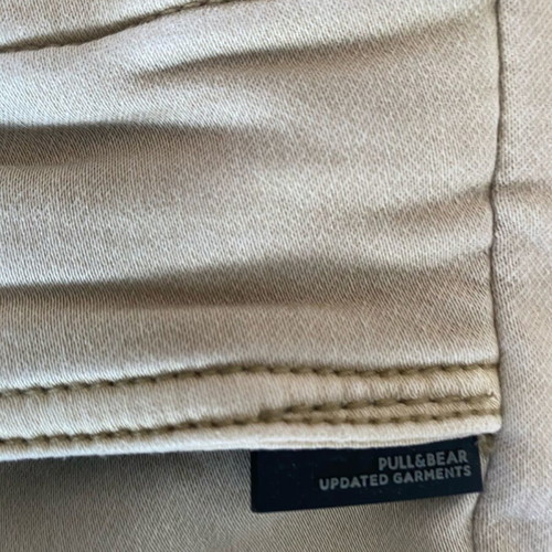 Pull & Bear women's cargo pants beige like new, size S