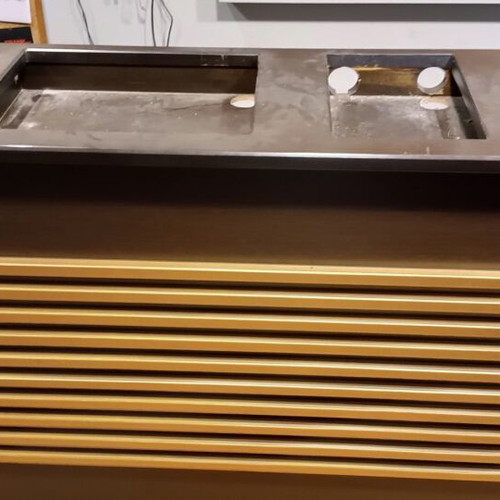 Work counter used, 2-level solid wood furniture