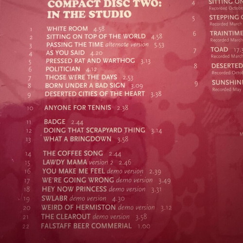 Cream Those Were The Days CD box set new, rock