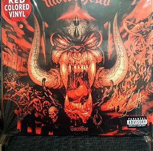 Motörhead - ''Sacrifice'' (RED vinyl Signed)