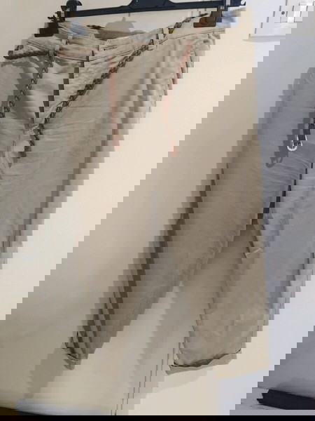 zara chino παντελονι με ζωνακι