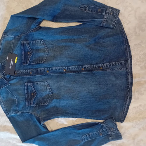Men's denim shirt, blue, size M