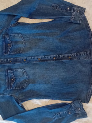 Men's denim shirt, blue, size M