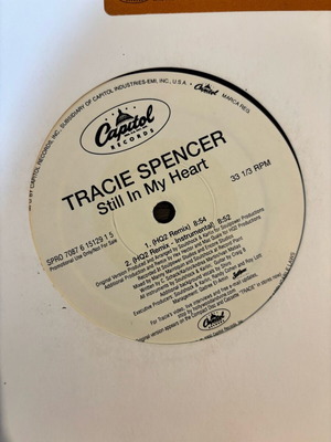Tracie Spencer Still In My Heart vinyl record used, electronic