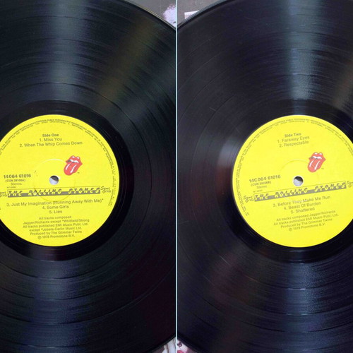 Rolling Stones Some Girls vinyl record used, rock