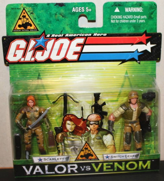 G.I. JOE Valor Vs Venom Scarlett & Switch Gears Καινούργιο Τιμή 14 ευρώ