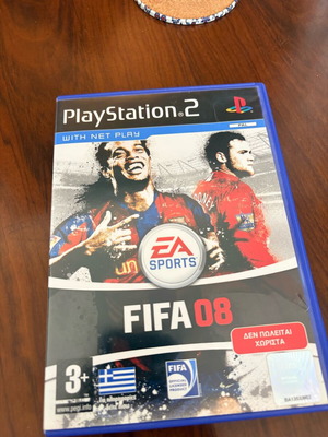 FIFA 2008 παιχνίδι PS2 μεταχειρισμένο, πλήρες