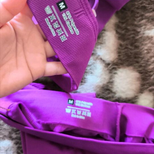 Shein purple gym leggings set like new