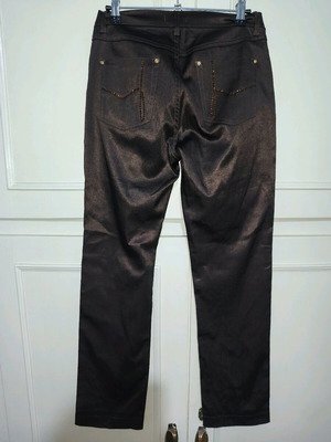 Artisti Italiani bronze metallic pants like new, size medium