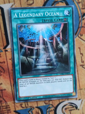 A Legendary Ocean Field Spell κάρτα σαν καινούργια