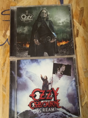 Ozzy Osbourne CDs Black Rain and Scream albums pack