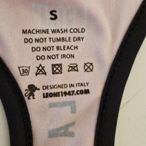 Leone sports shirt like new, size S, black pink
