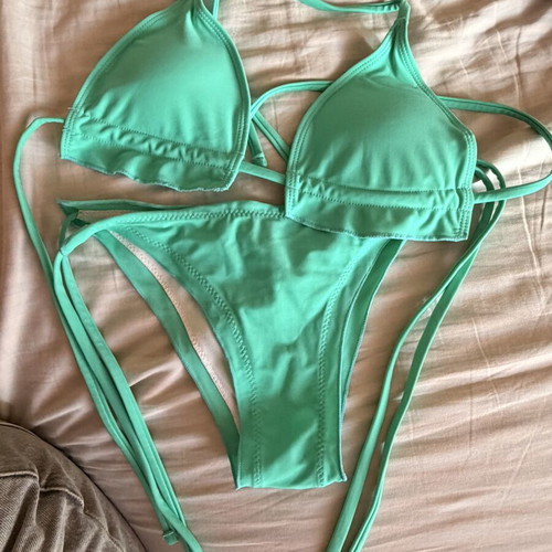 Mint Green Bikini Set size S like new, turquoise