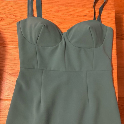 Elisabetta Franchi impressive emerald green dress like new, size S