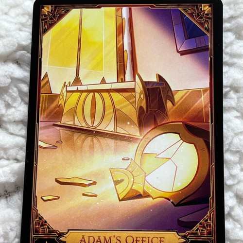 Hazbin Hotel trading cards new, Adam’s office, rare