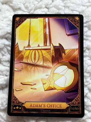 Hazbin Hotel trading cards new, Adam’s office, rare