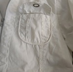 White women's jacket like new, size Medium