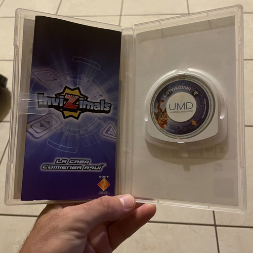 Invizimals PSP game used with case and manual