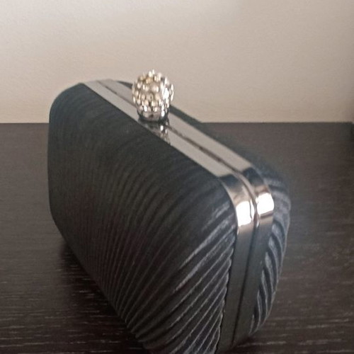 Τσαντάκι βραδινό clutch σαν καινούργιο, μαύρο