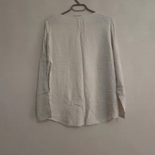 Beige blouse with sequins new, soft summer fabric