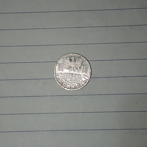 10 Groschen coin used 1976 Austria in very good condition
