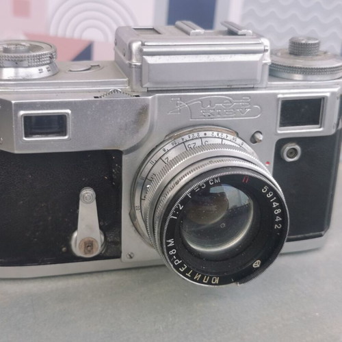 Kiev 4 camera with Jupiter-8 50mm f2 lens used