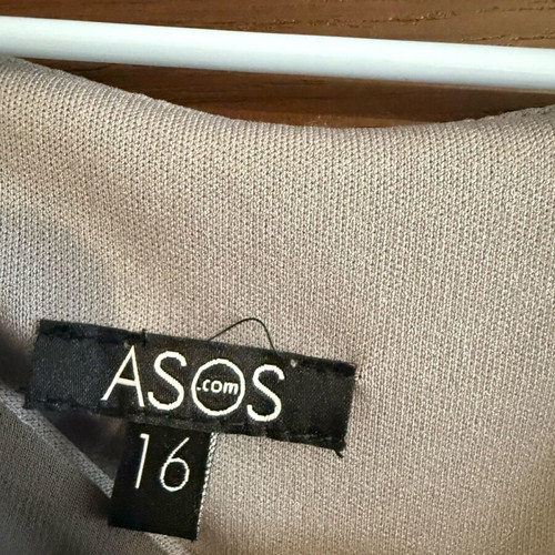 Asos dress like new, grey with stone decoration
