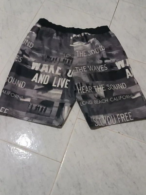 Joyce boys' swimwear size 12 like new, black and gray