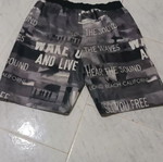 Joyce boys' swimwear size 12 like new, black and gray