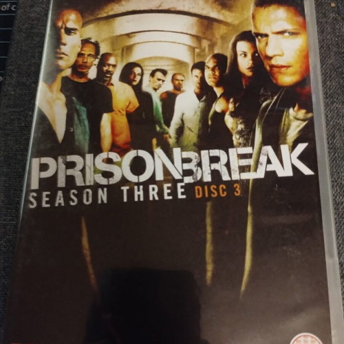 Prison Break DVD used, complete third season with English subtitles