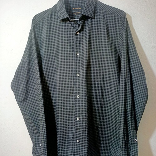 Massimo Dutti shirt like new, size S, cotton, tartan