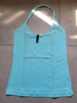 H&M turquoise top XS like new