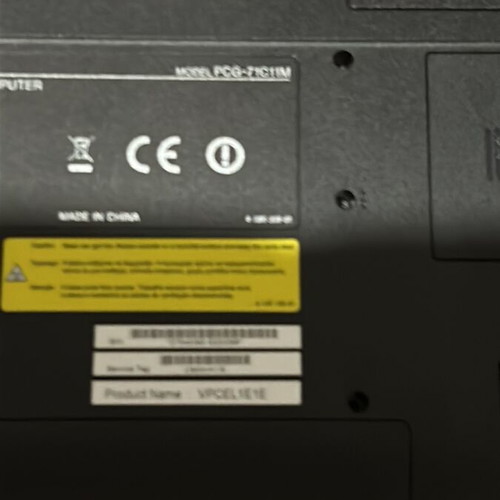 Sony Vaio PCG-71C11M laptop used, Windows, new internal disk