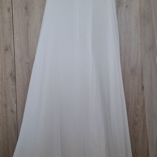 Bianco wedding dress like new, size XXL 44, white