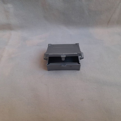 Playmobil storage box used, gray color