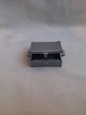 Playmobil storage box used, gray color