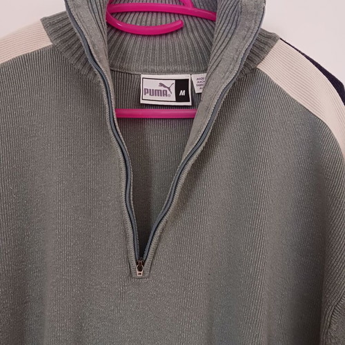 Puma men's wool sweater mint color size M new