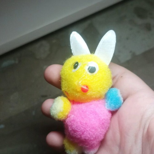 Bunny keychains new, Easter set of 2 pieces