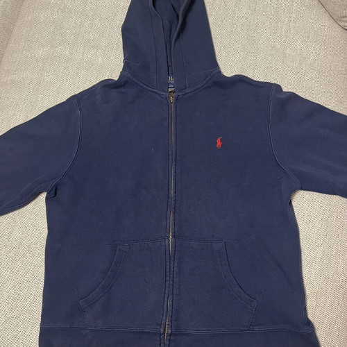 Ralph Lauren zip up jacket dark blue like new, size XS