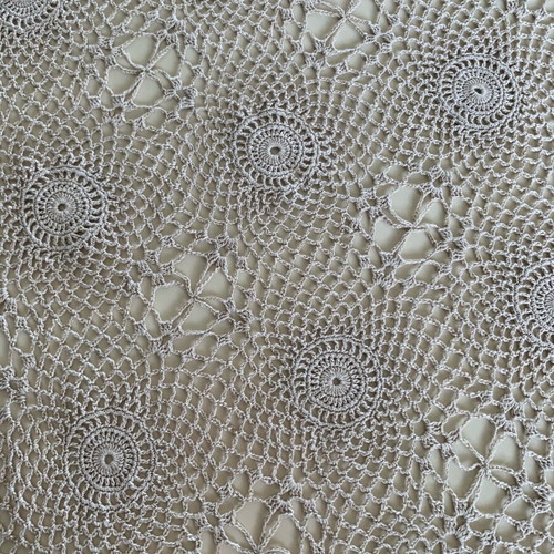 Handmade crochet tablecloth large vintage new for 6-8 people
